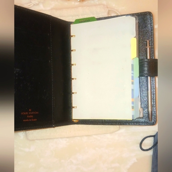 Louis Vuitton Epi Agenda PM Leather Notebook Black - Picture 5 of 8